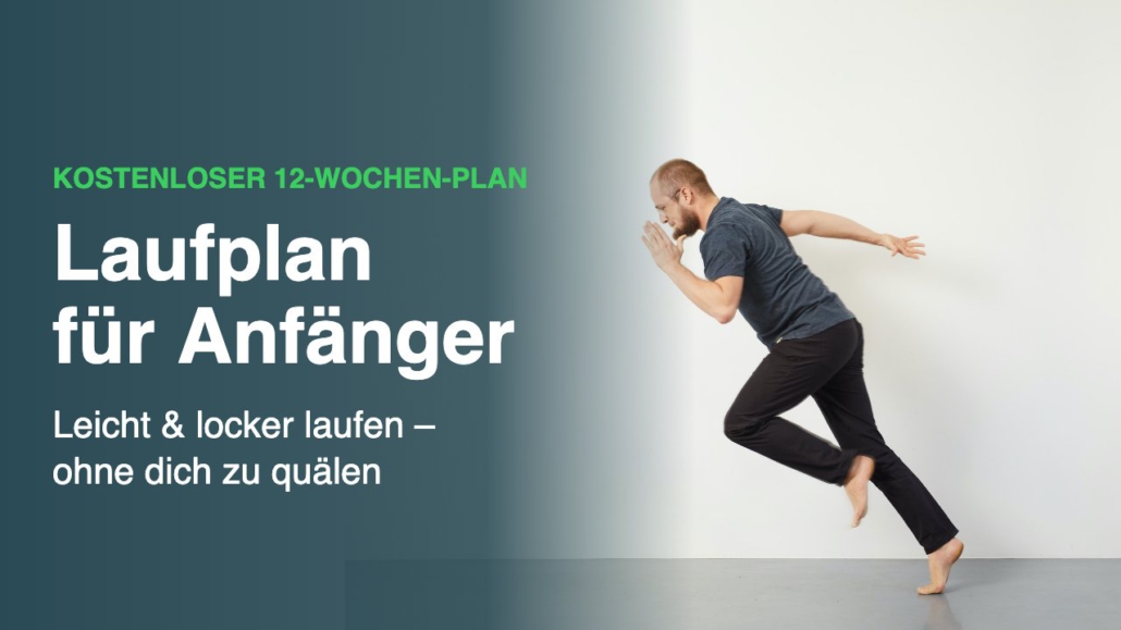 Laufplan für Anfänger: Fabian von Puttkamer im lockeren Laufschritt – kostenloser 12-Wochen-Plan Leicht und Locker Laufen